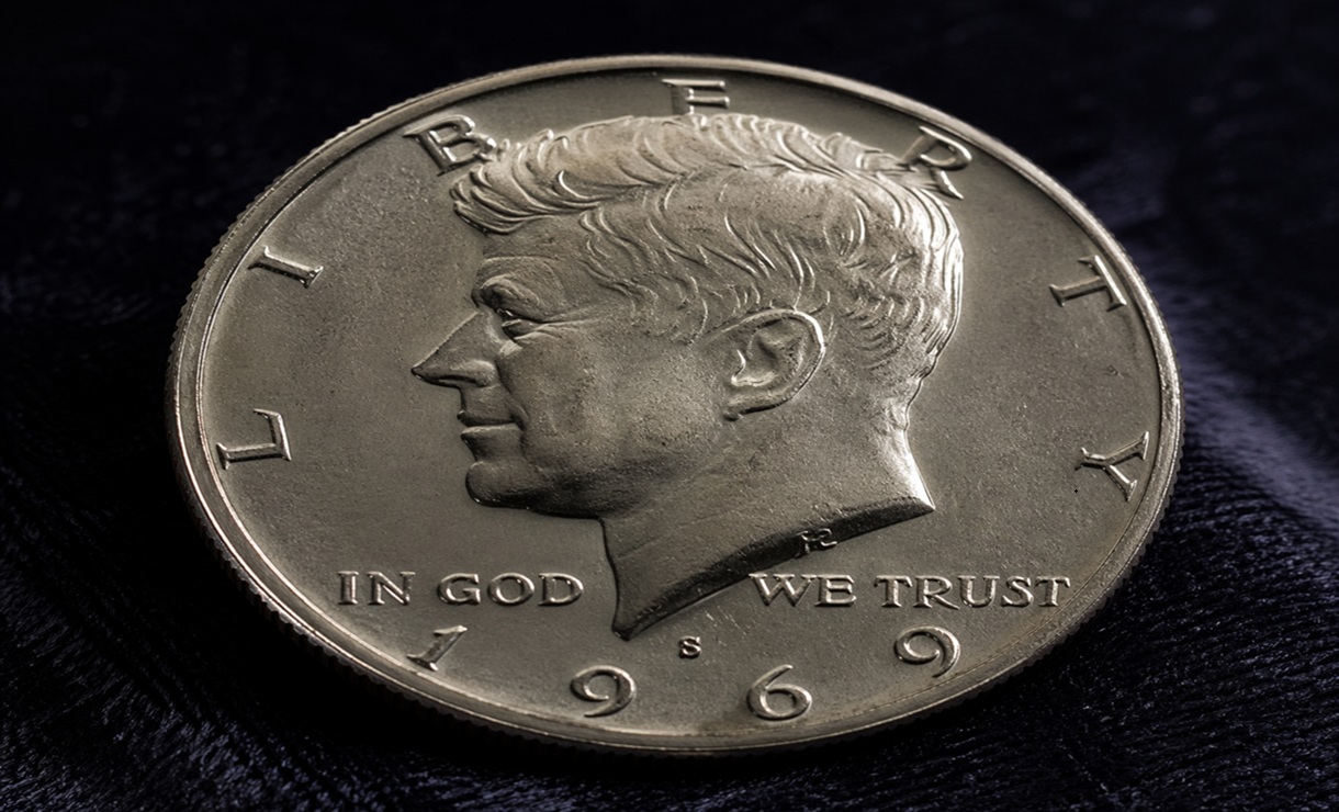 1969-S Kennedy Half Dollar Double Die