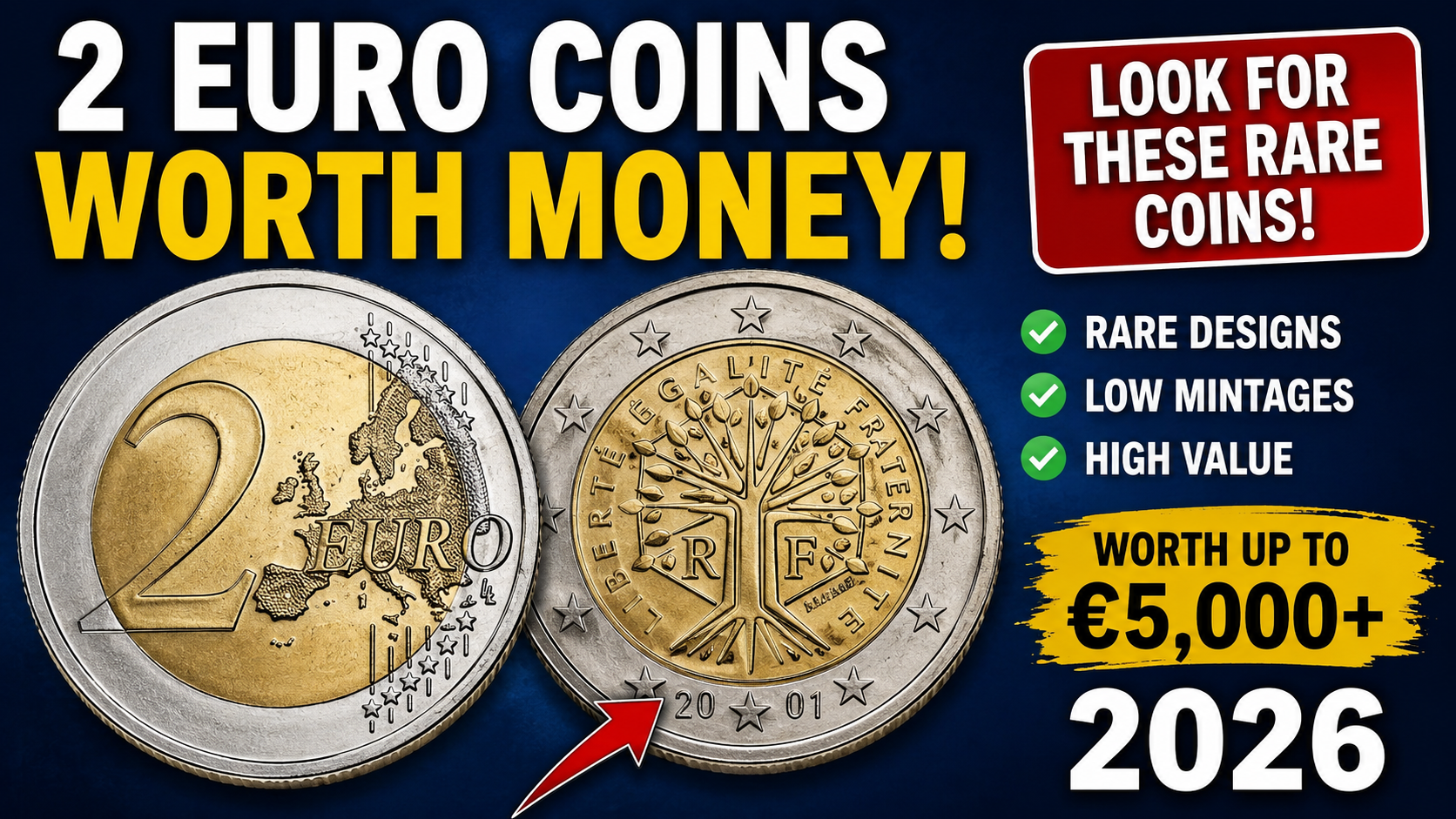 2 euro coins worth money in 2026 rare collector guide